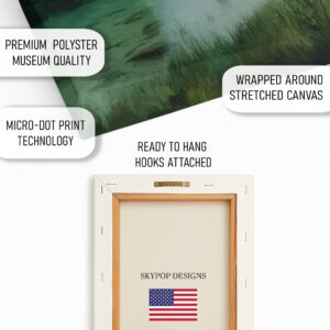 Misty Forest River Art