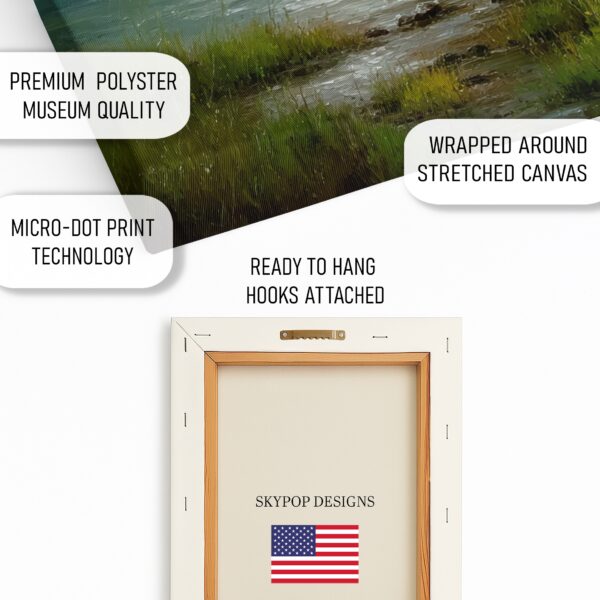Lakeside Cabin Art