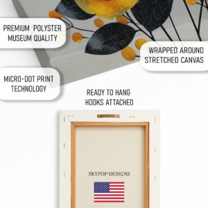 Yellow Poppy Bouquet Art