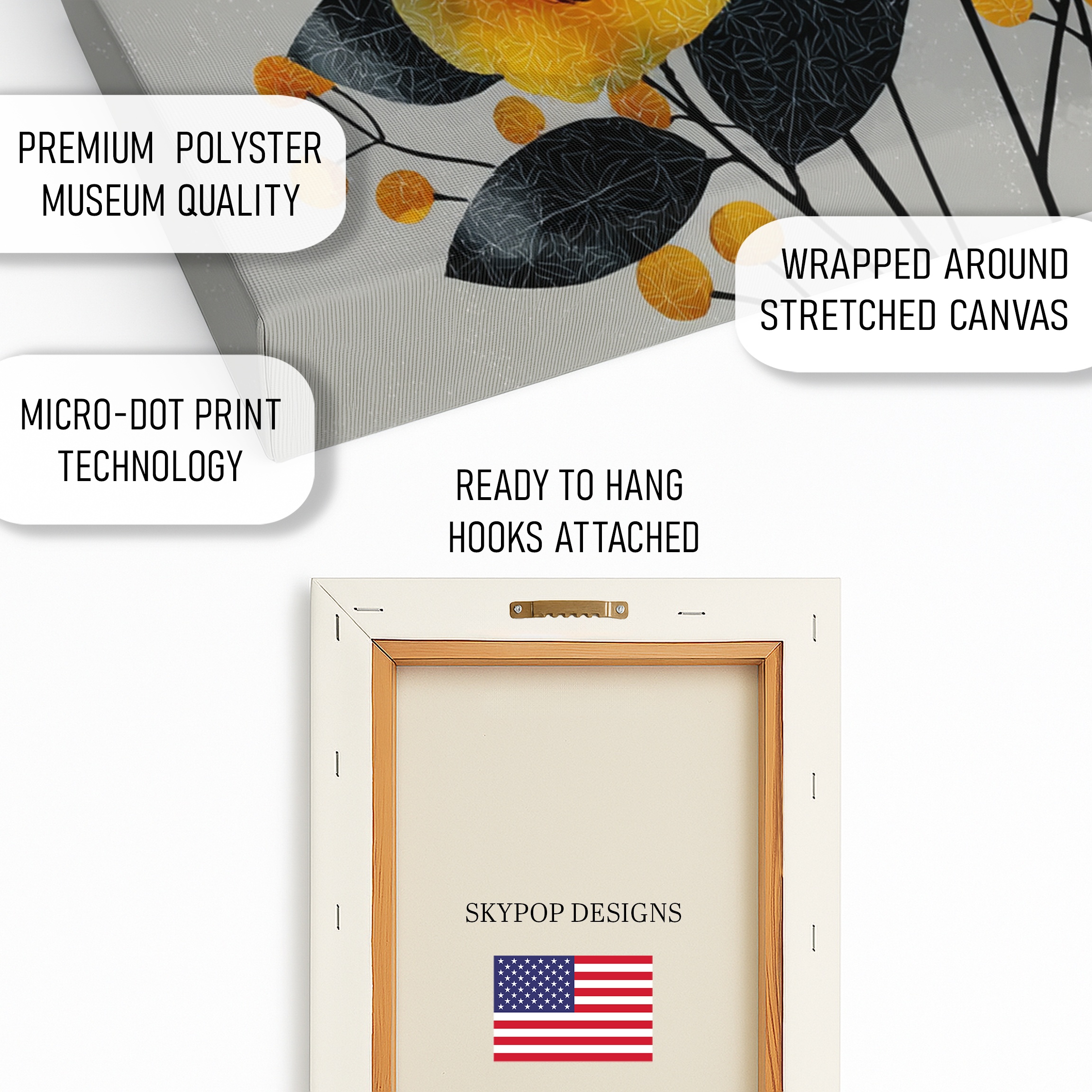 4.jpg Yellow Poppy Bouquet Art