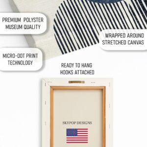 Geometric Ocean Horizon Art
