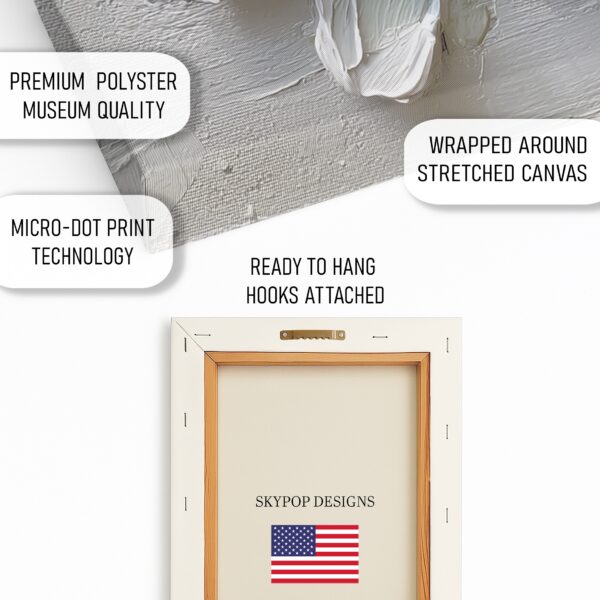 White Lotus Flower Art