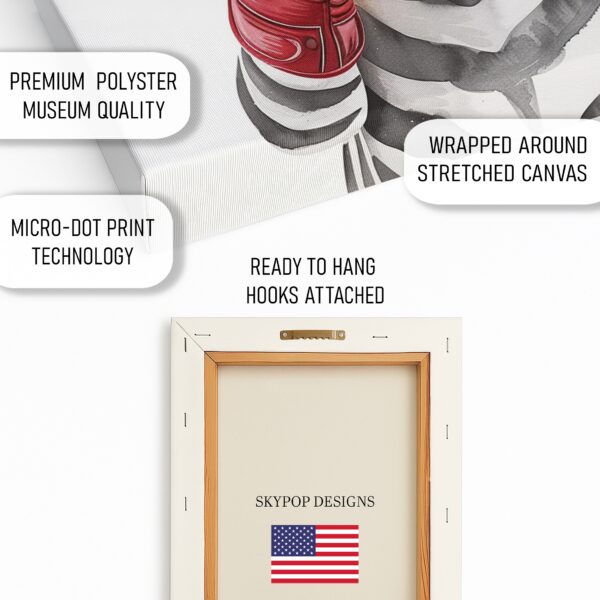 Zebra Boxing Art