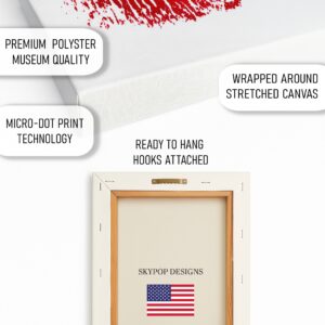 Red Lip Print Art