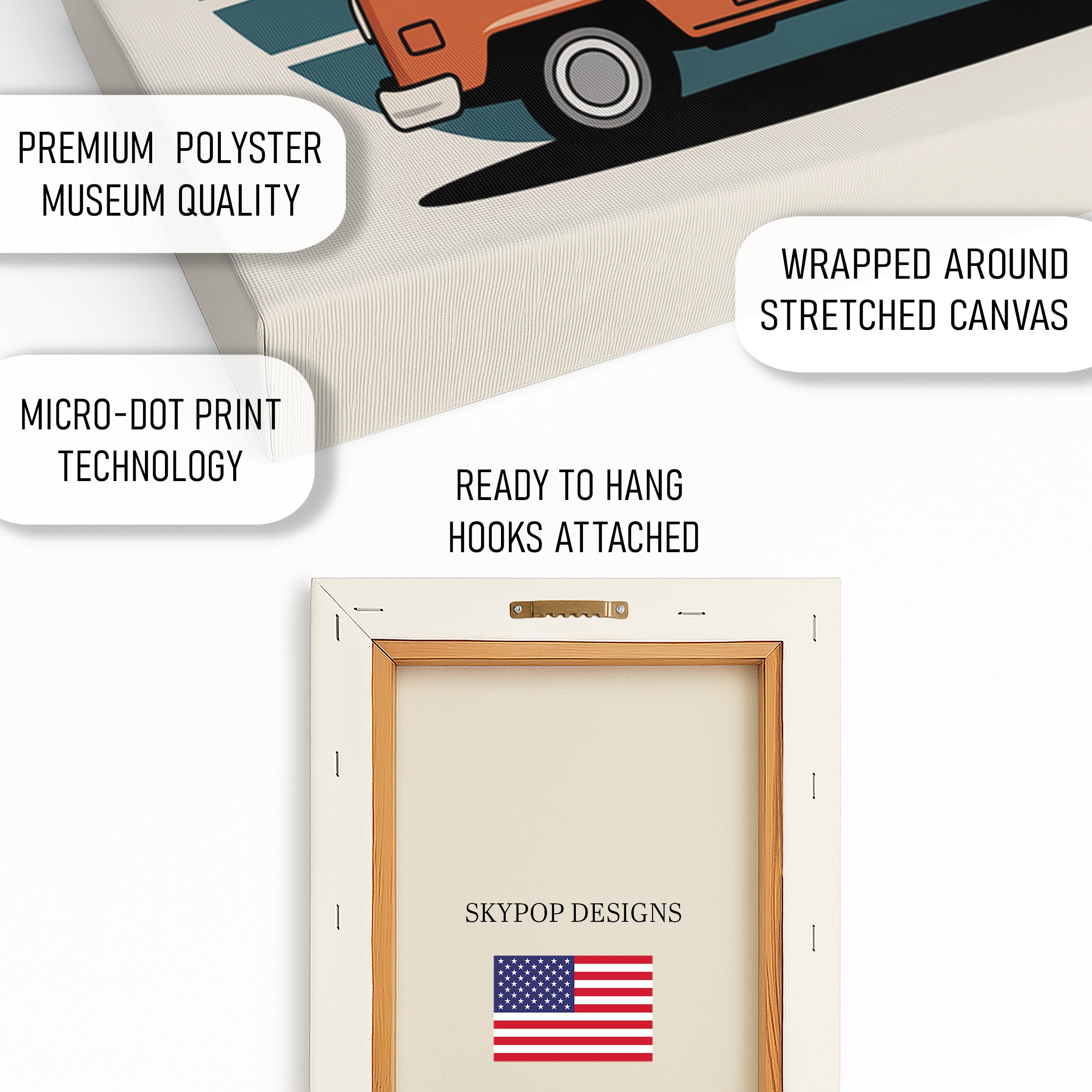 4.jpg Retro Adventure Van Art