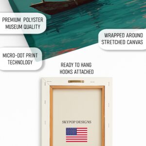 Cherry Blossom Boat Art