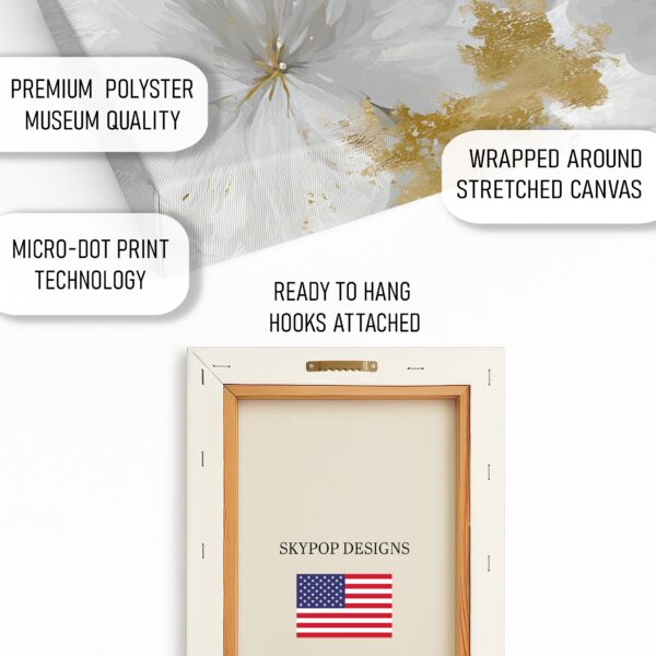 Elegant White Blossoms Art