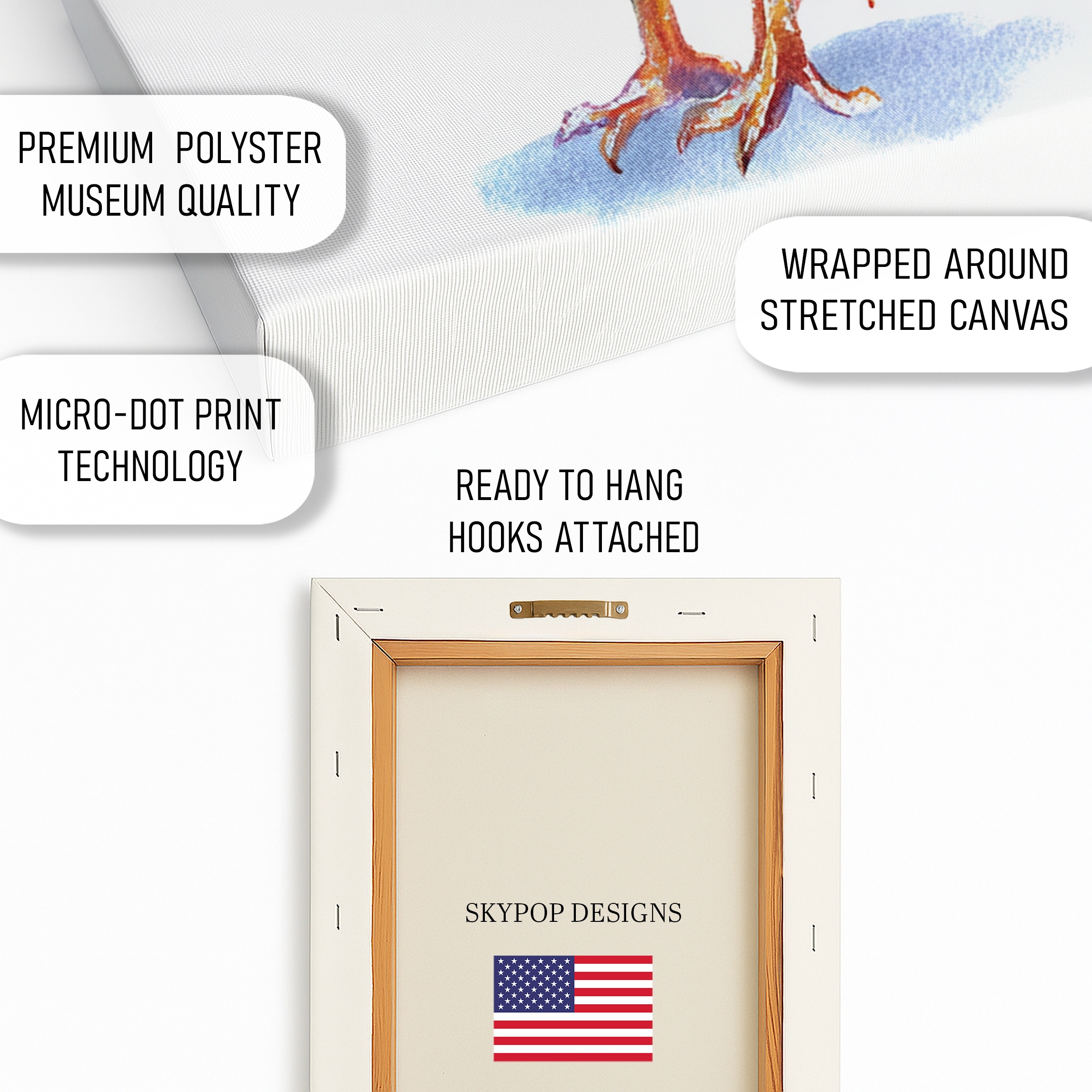 4.jpg Colorful Rooster Art