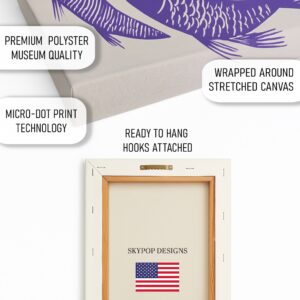 Purple Fish Art