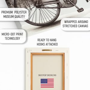 Vintage Paris Bicycle Art