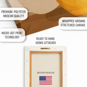 Golden Blossoms Vase Art