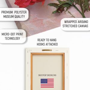 Red Poppy Flower Art