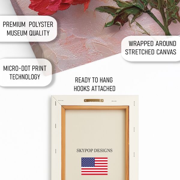 Red Poppy Flower Art