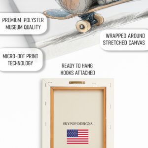 Elephant Skateboard Art