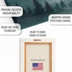 Misty Mountain Forest Art