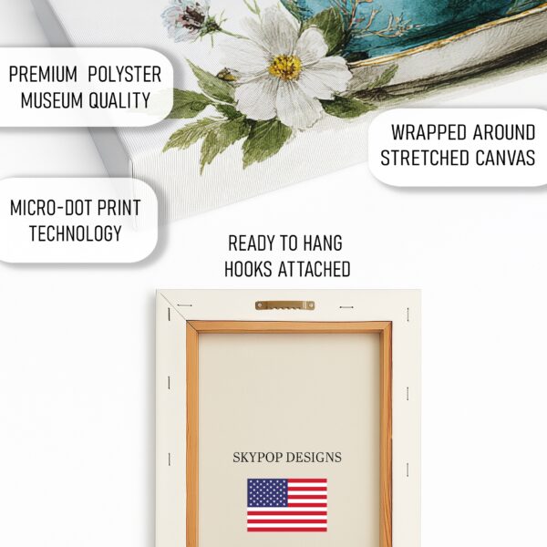 Floral Teacup Stack Art
