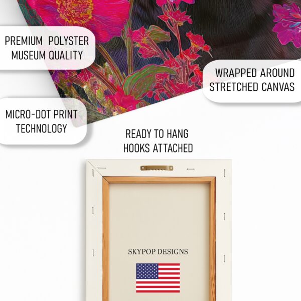Floral Panther Art