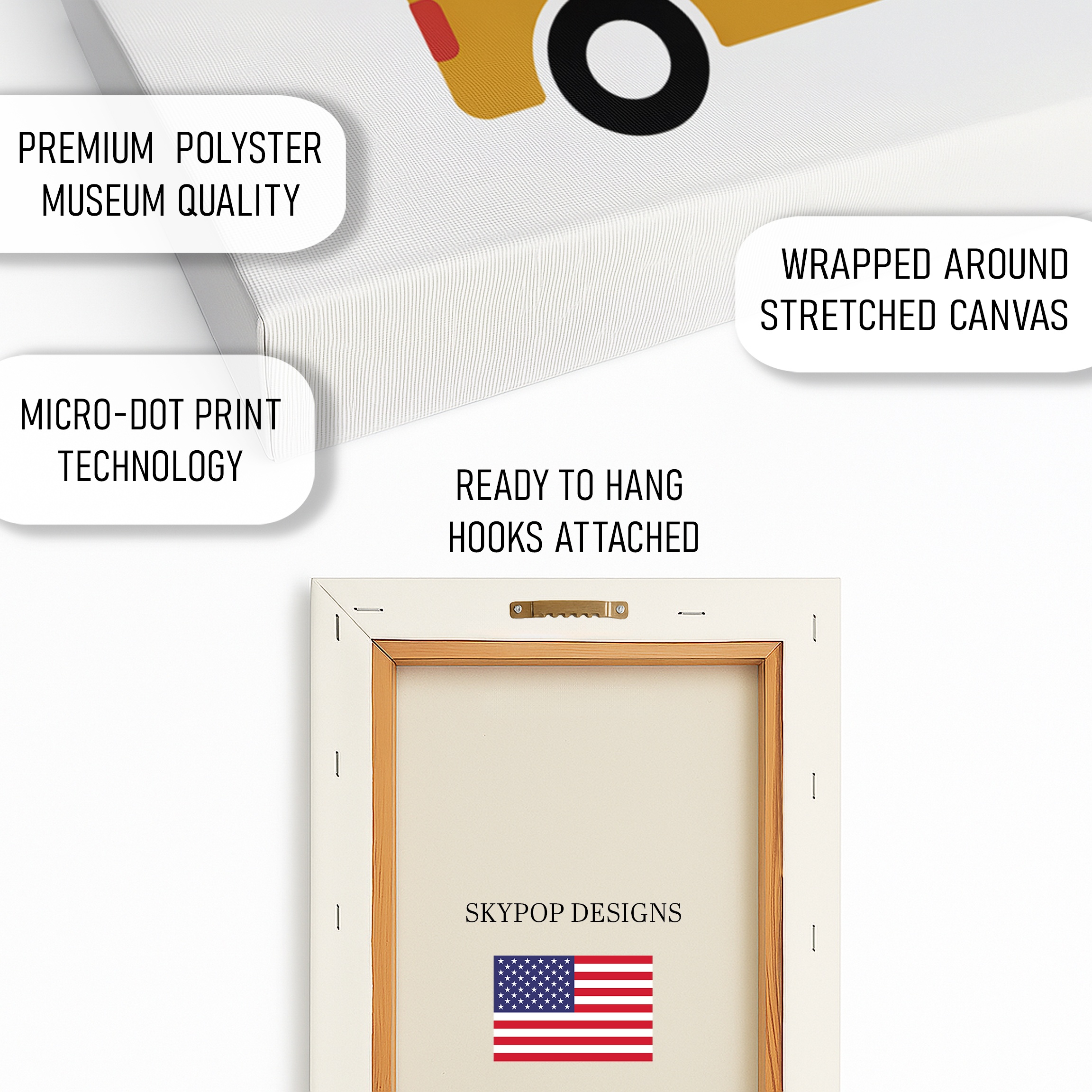 4.jpg Colorful Retro Car Art