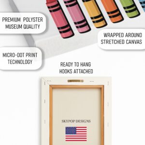 Colorful Crayon World Art