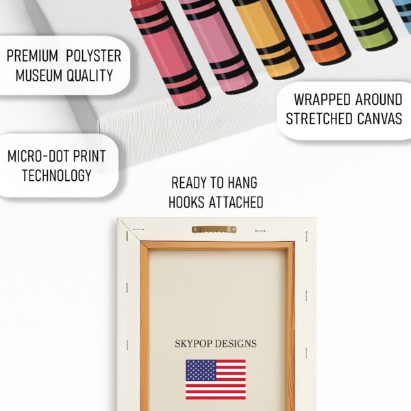 Colorful Crayon World Art