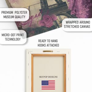Parisian Romance Eiffel Tower Art