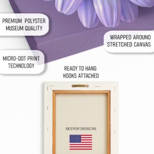 Lavender Daisy Bloom Art