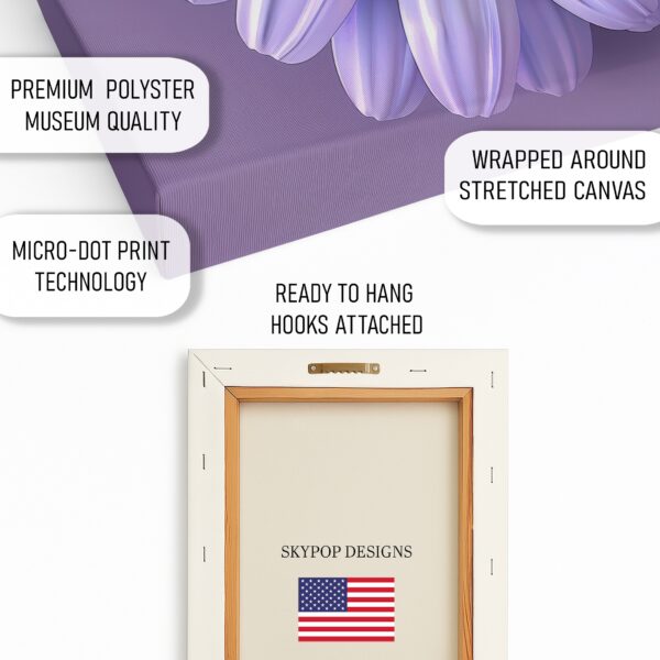 Lavender Daisy Bloom Art