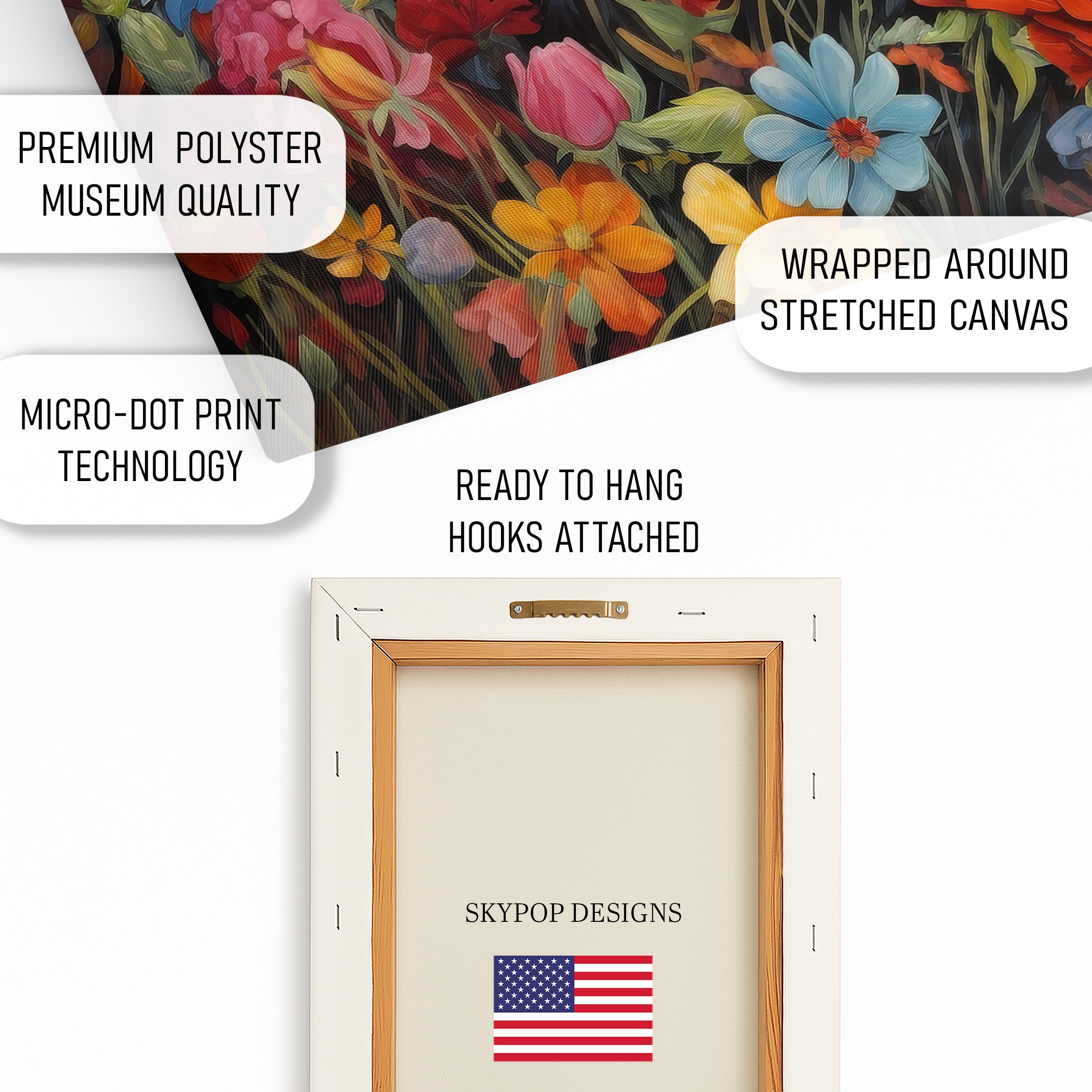 4.jpg Bear Amongst Flowers Art