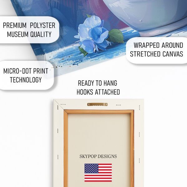 Blue Hydrangea Blooms Art