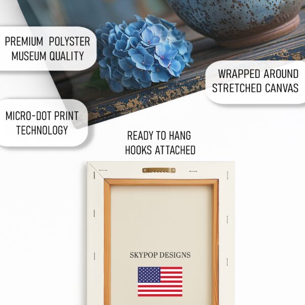 Blue Hydrangea Vase Art