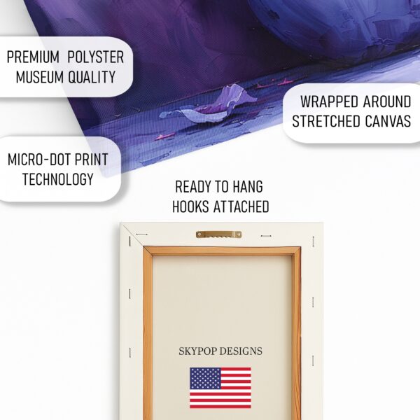 Purple Poppy Garden Art
