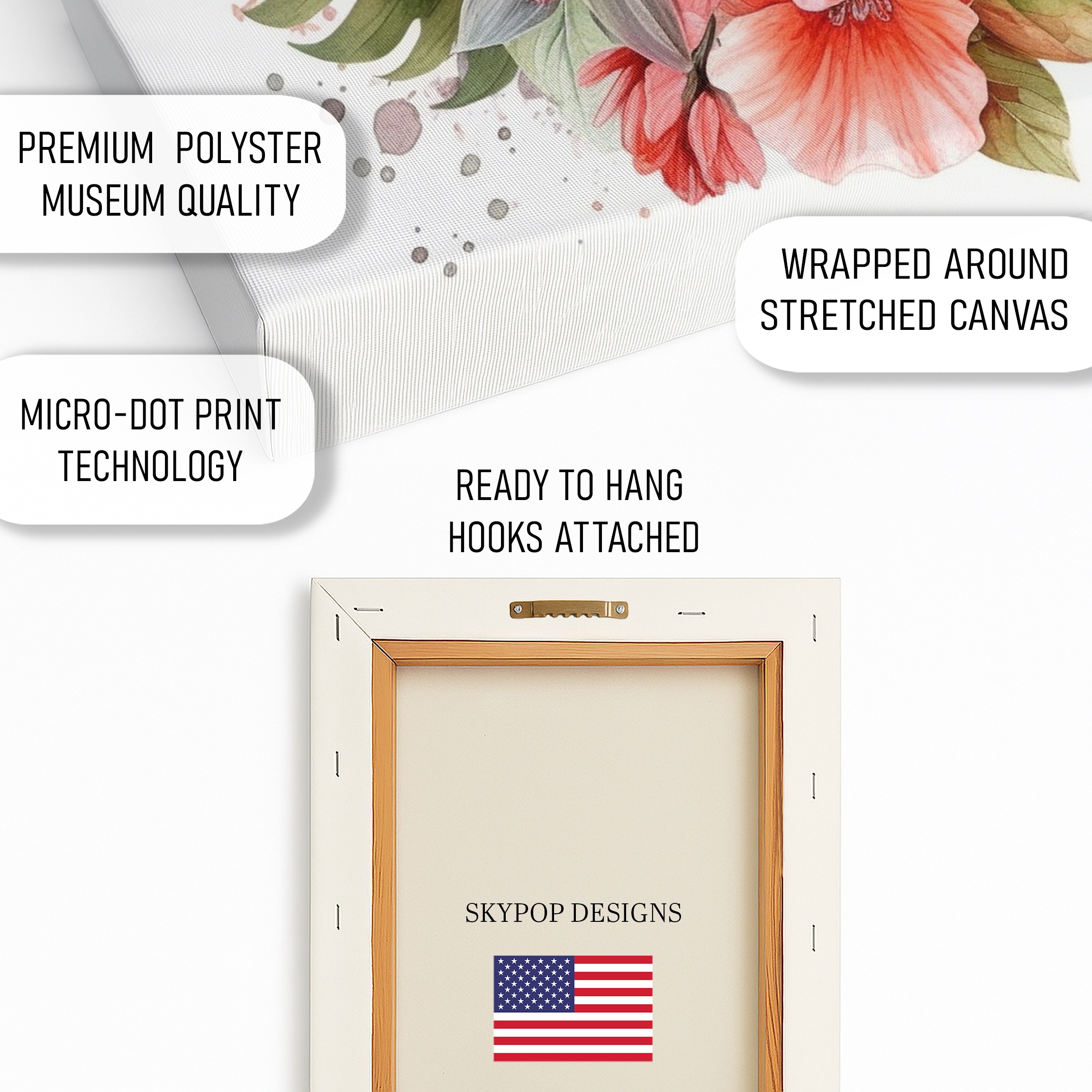 4.jpg Flamingo Flower Paradise Art