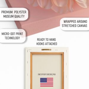 Peachy Dahlia Bloom Art