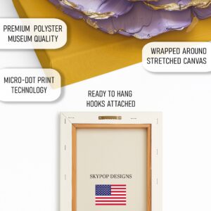 Golden Peony Bloom Art