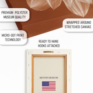 Dahlia Bloom Art Poster or Canvas