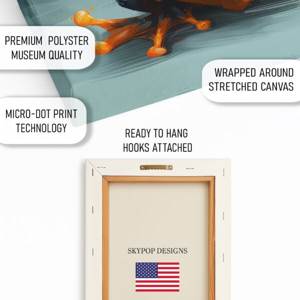 Frog Reading Art