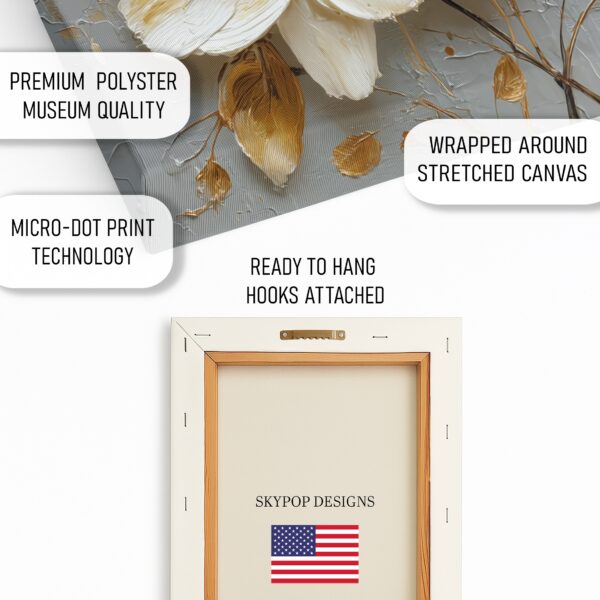 Gold Floral Art