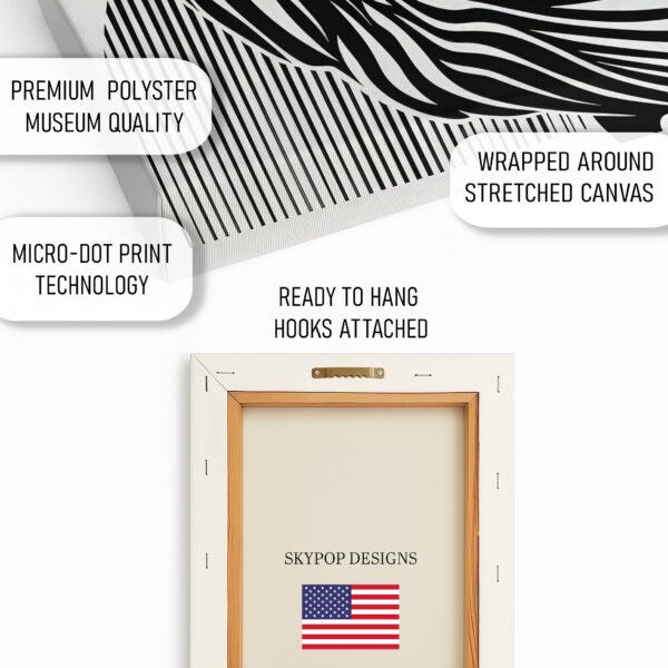 Flamingo Stripes Art