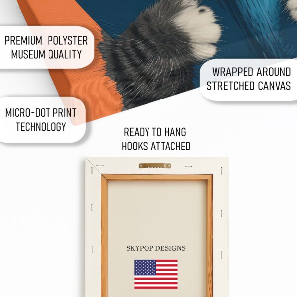 Cat Reading Art