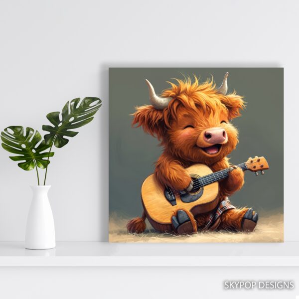 Highland Cow Art