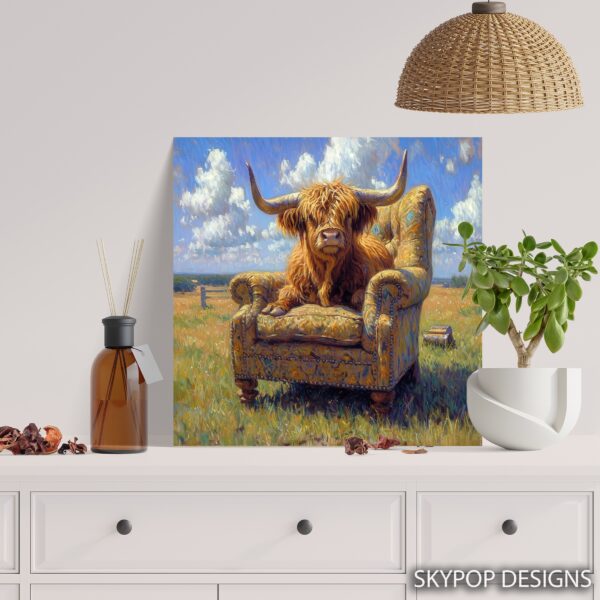 Highland Cow Art