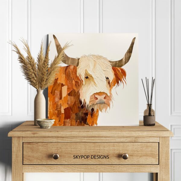 Highland Cow Art