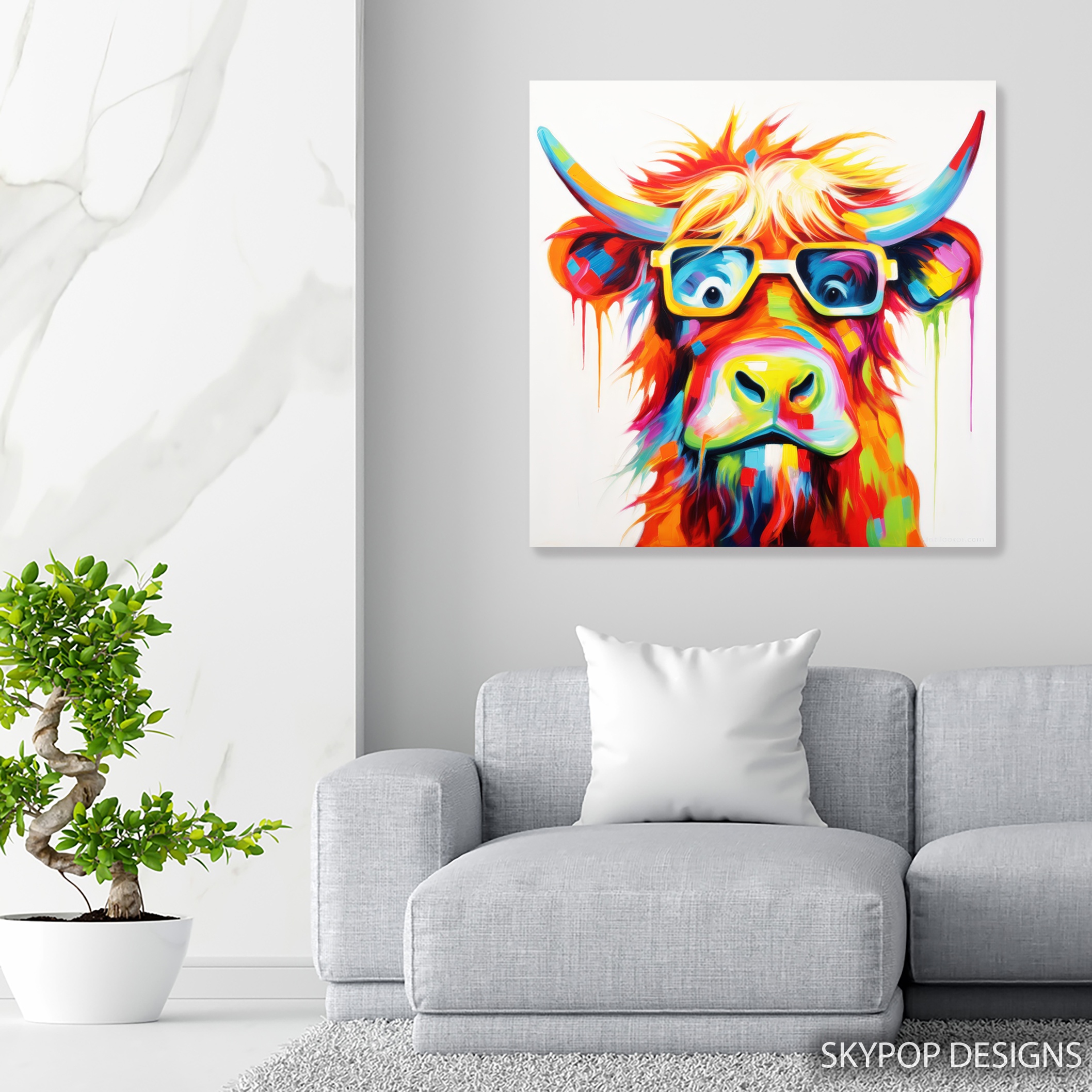 5.jpg Highland Cow Art