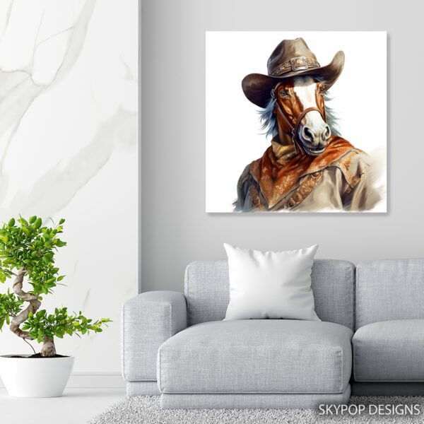 Cowboy Horse Art