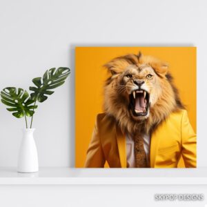 Lion Art Poster or Canvas