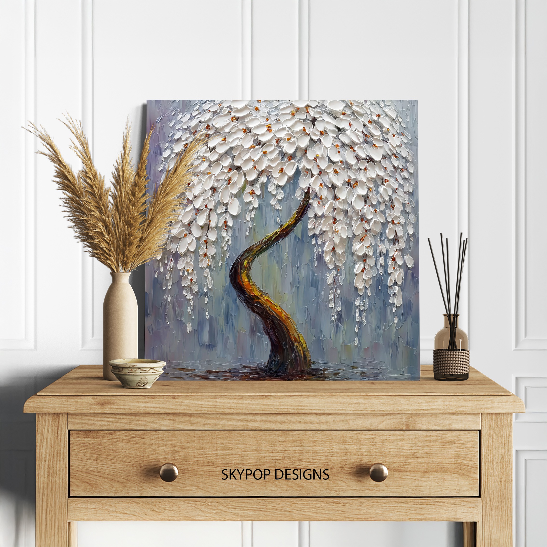5.jpg White Blossom Tree Art