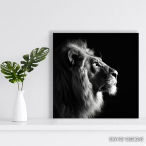 Lion Portrait Art