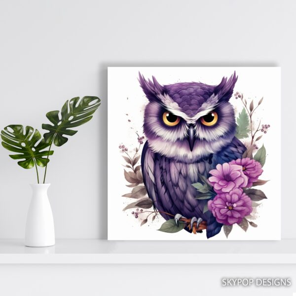 Owl Floral Art