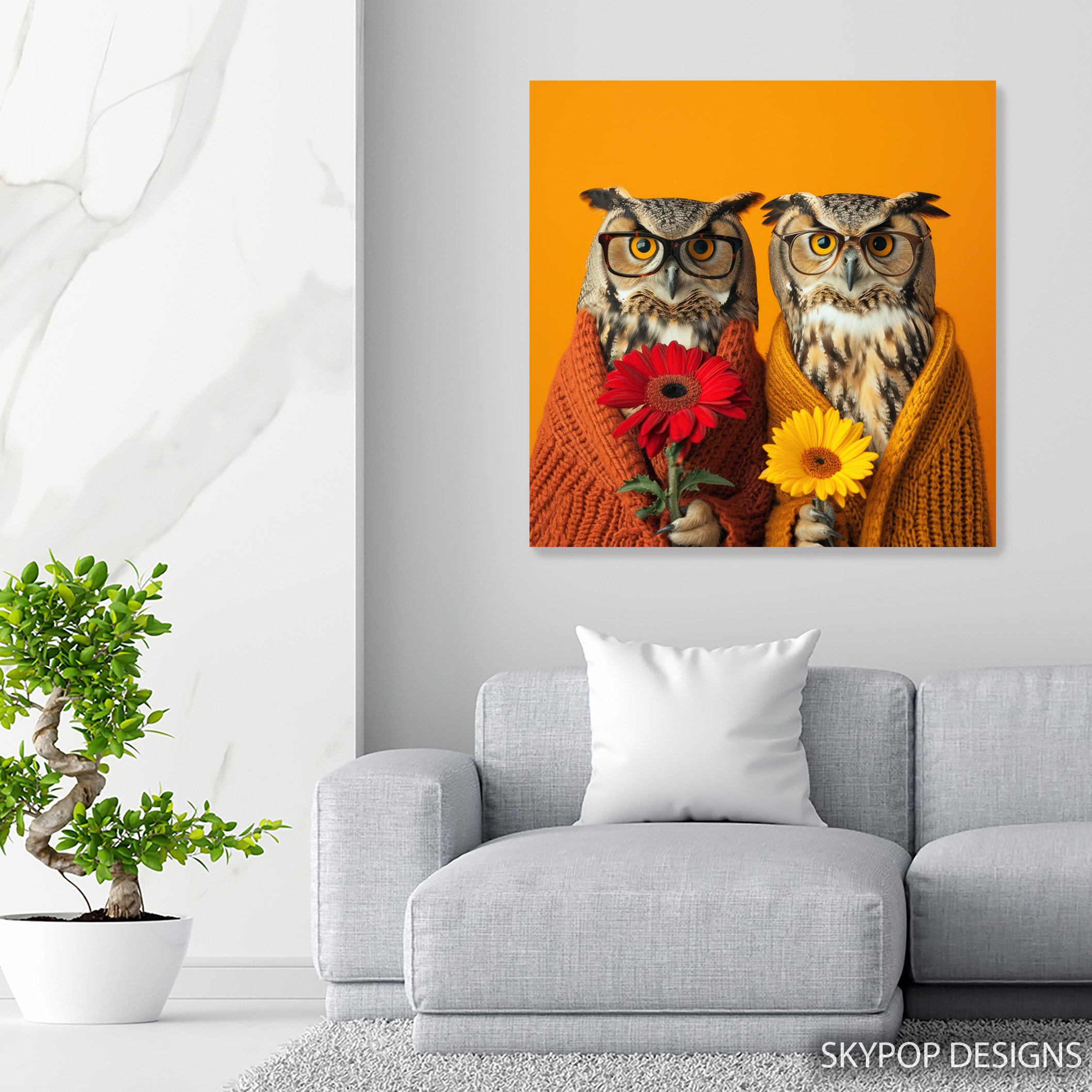 5.jpg Owl Duo Art