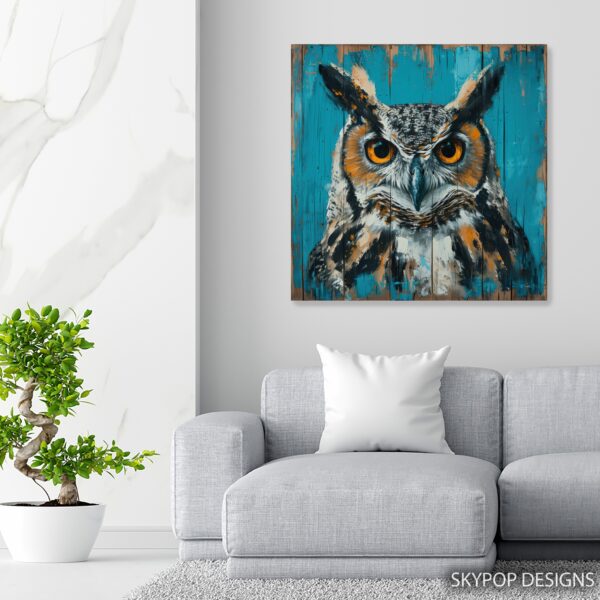 Owl Wood Art